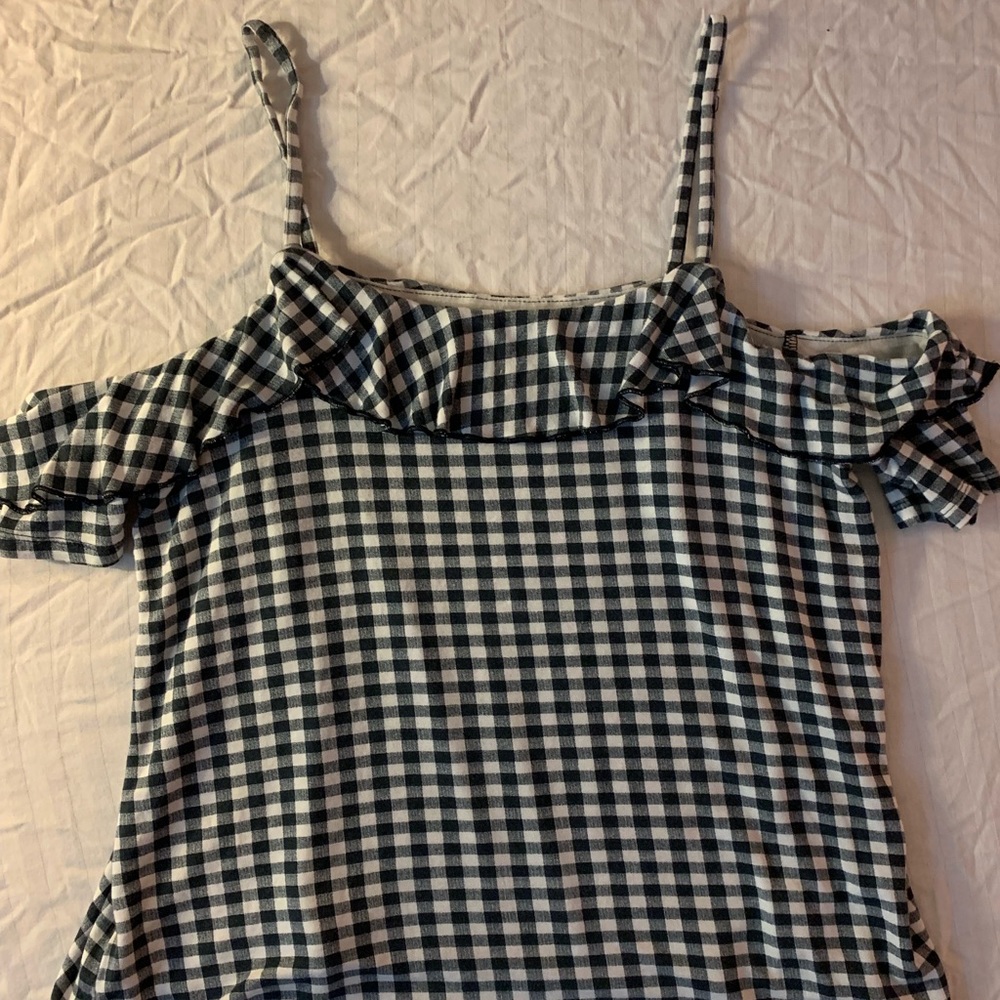 AE checked tank top
